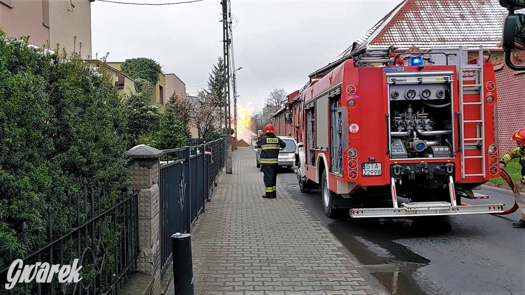Tarnowskie Góry. Zapalił się gaz, dwie osoby ranne