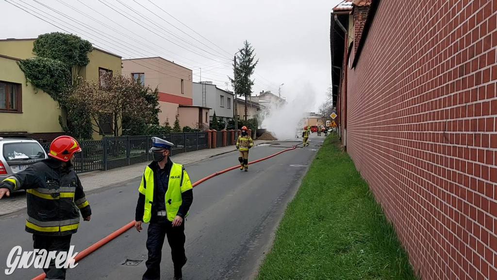 Tarnowskie Góry. Zapalił się gaz, dwie osoby ranne