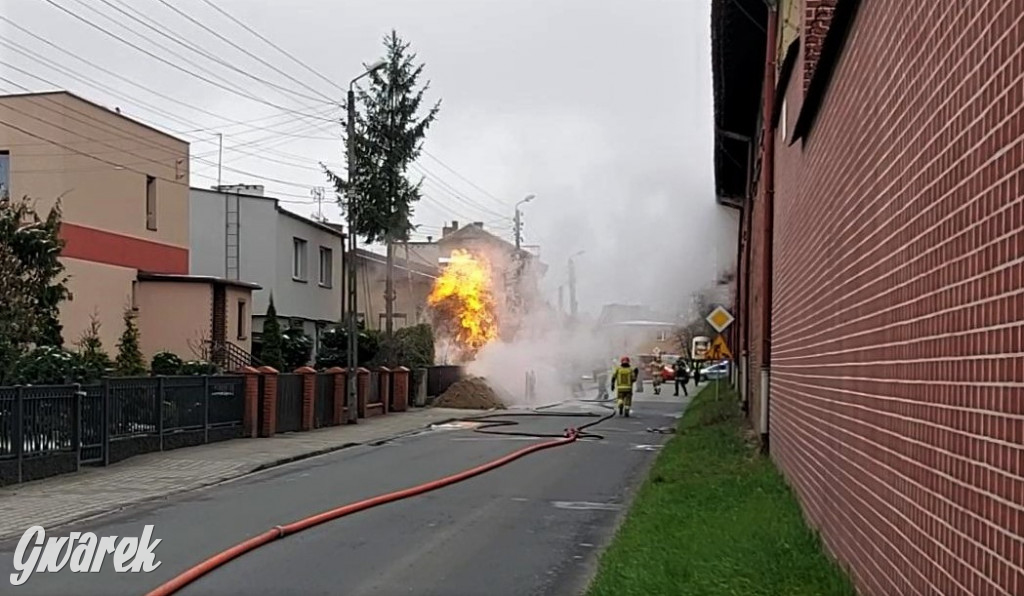 Tarnowskie Góry. Zapalił się gaz, dwie osoby ranne