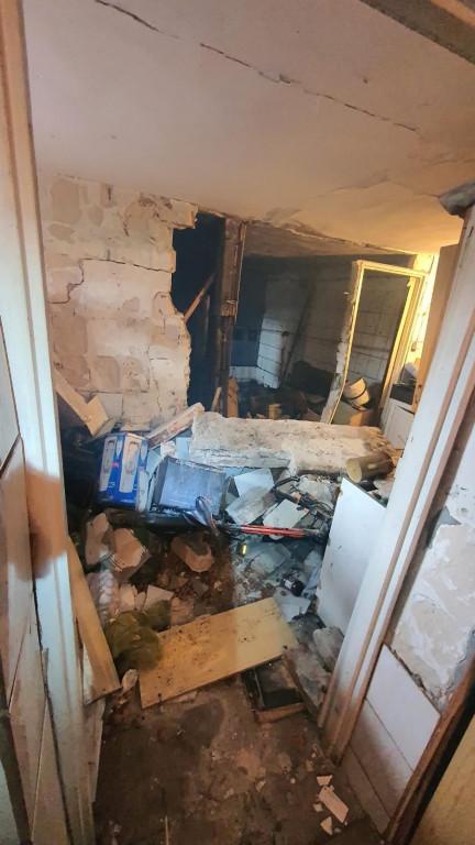 Wybuch kotła centralnego ogrzewania. Zniszczona piwnica
