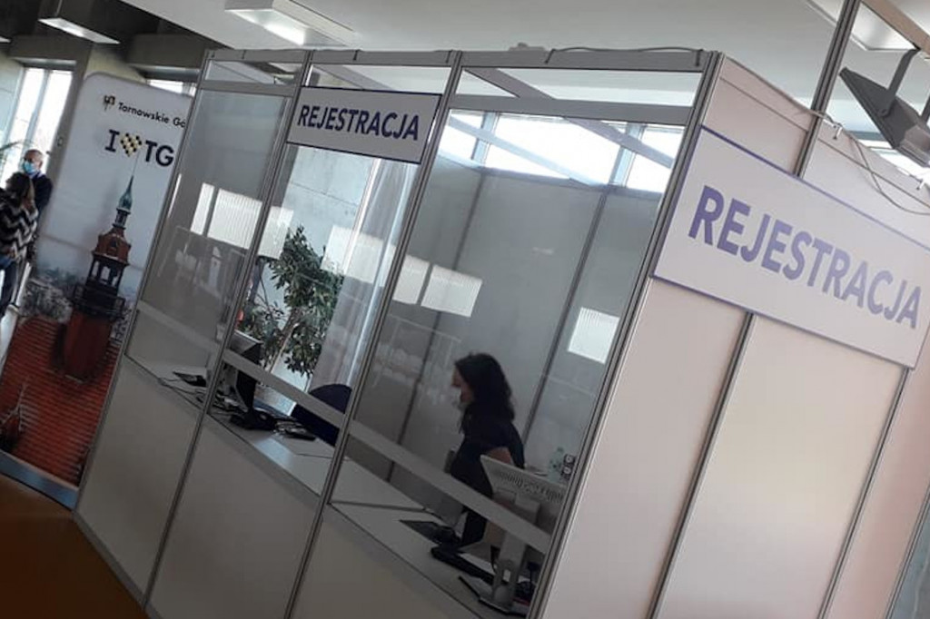 Punkt szczepień w hali otwarty