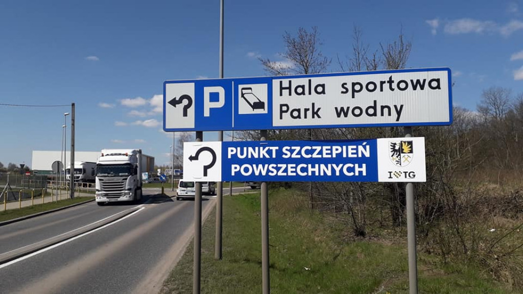 Punkt szczepień w hali otwarty
