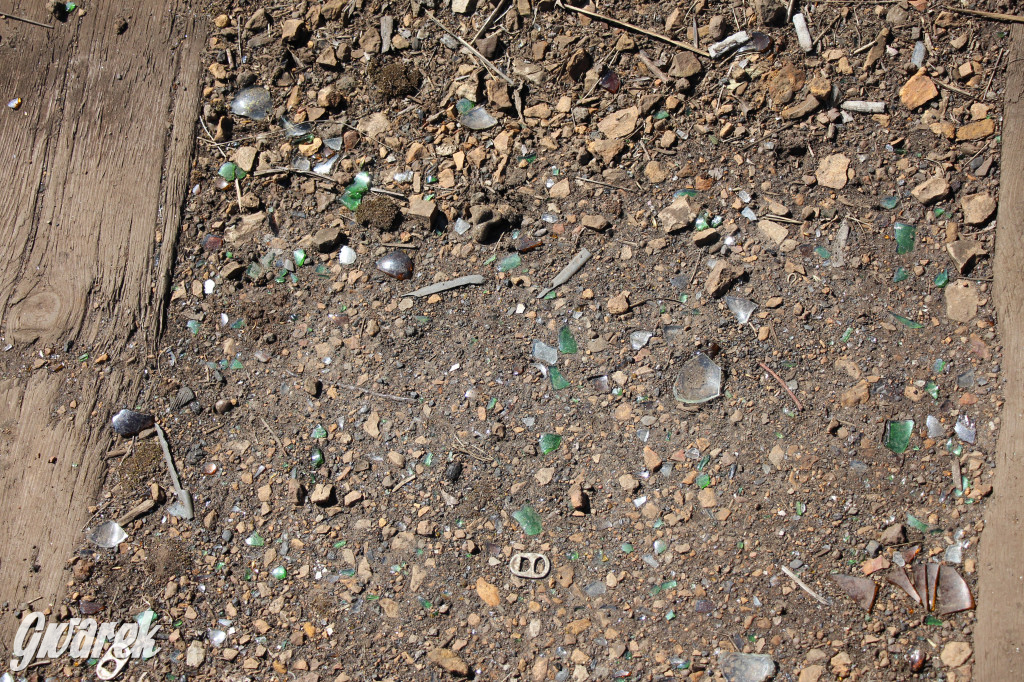 Sofa, butelki, śmieci... Wąskotorówka czy wysypisko?