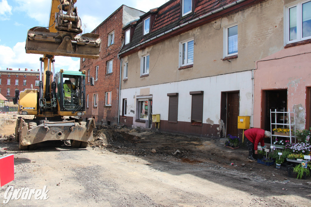 Handlowcy z ul. Szymały odcięci od klientów