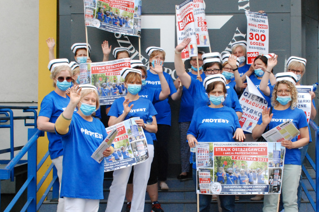 Protest pielęgniarek w Trójce