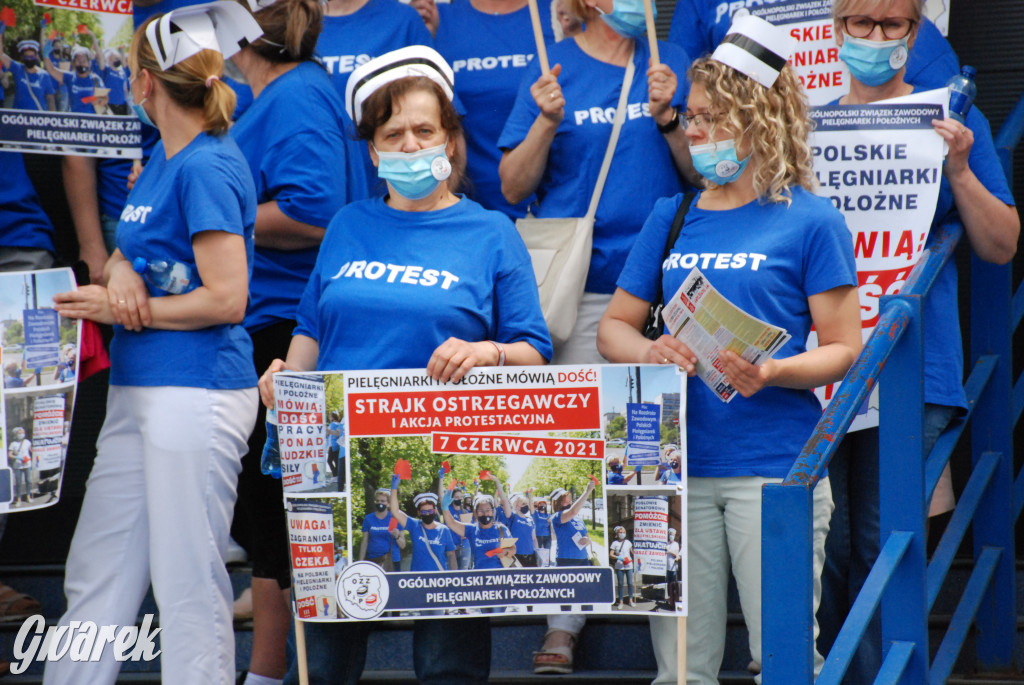 Protest pielęgniarek w Trójce