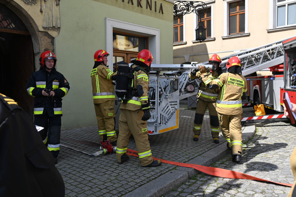 Pożar w Muzeum w Tarnowskich Górach