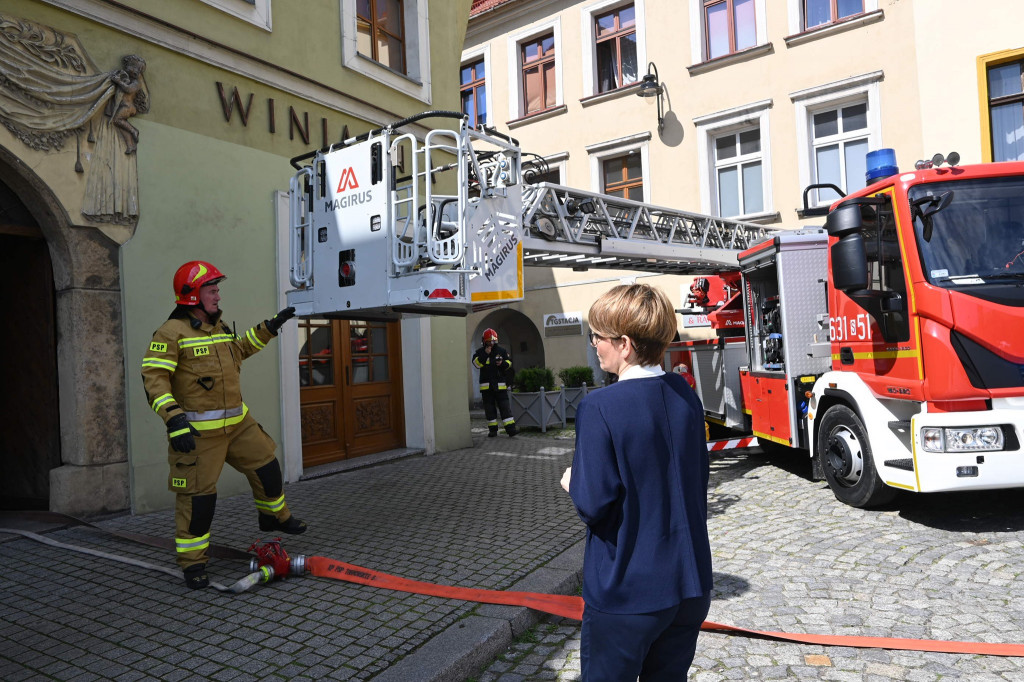 Pożar w Muzeum w Tarnowskich Górach