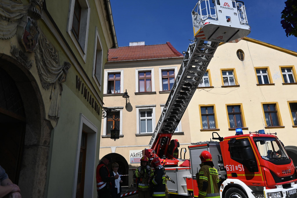 Pożar w Muzeum w Tarnowskich Górach