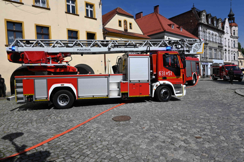 Pożar w Muzeum w Tarnowskich Górach