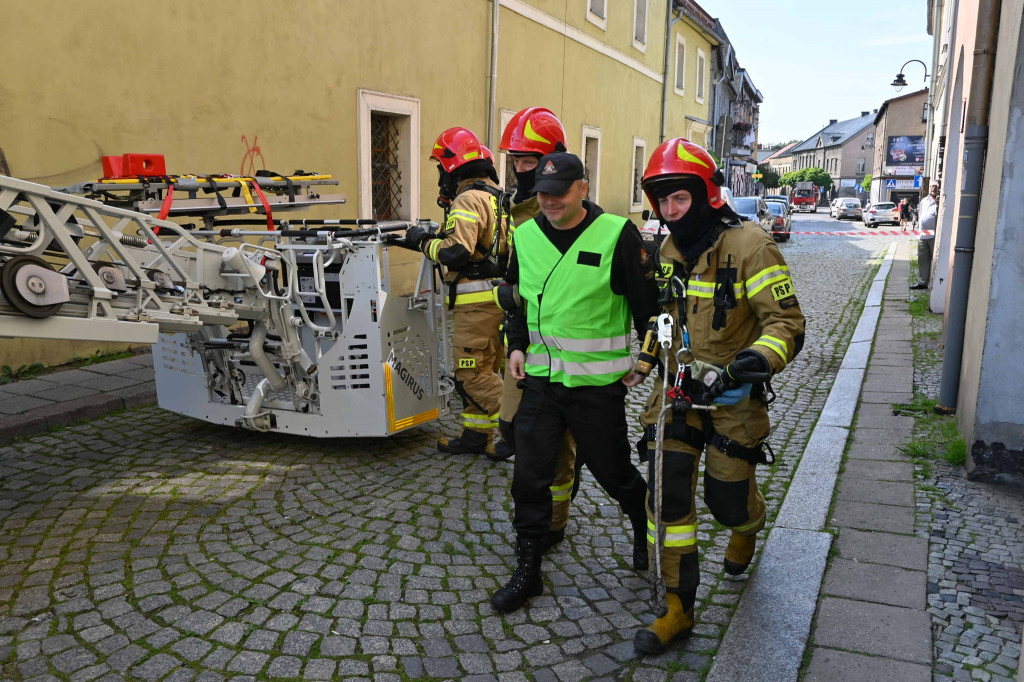 Pożar w Muzeum w Tarnowskich Górach