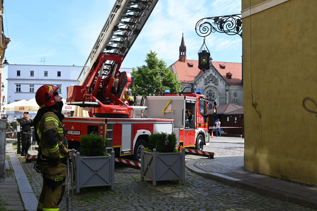 Pożar w Muzeum w Tarnowskich Górach