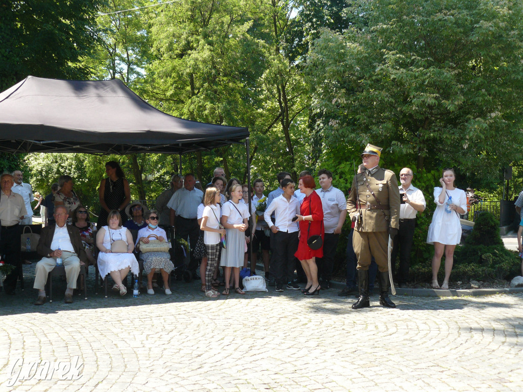 Odsłonięcie tablicy poświęconej dowódcy pułku