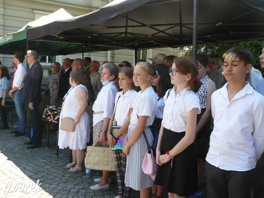 Odsłonięcie tablicy poświęconej dowódcy pułku