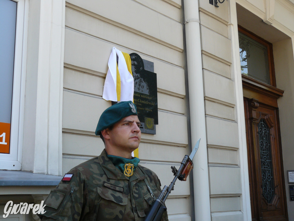 Odsłonięcie tablicy poświęconej dowódcy pułku