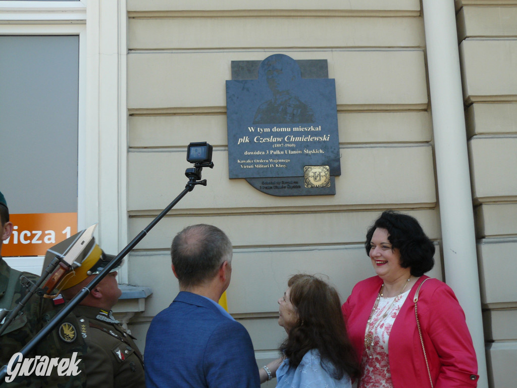 Odsłonięcie tablicy poświęconej dowódcy pułku