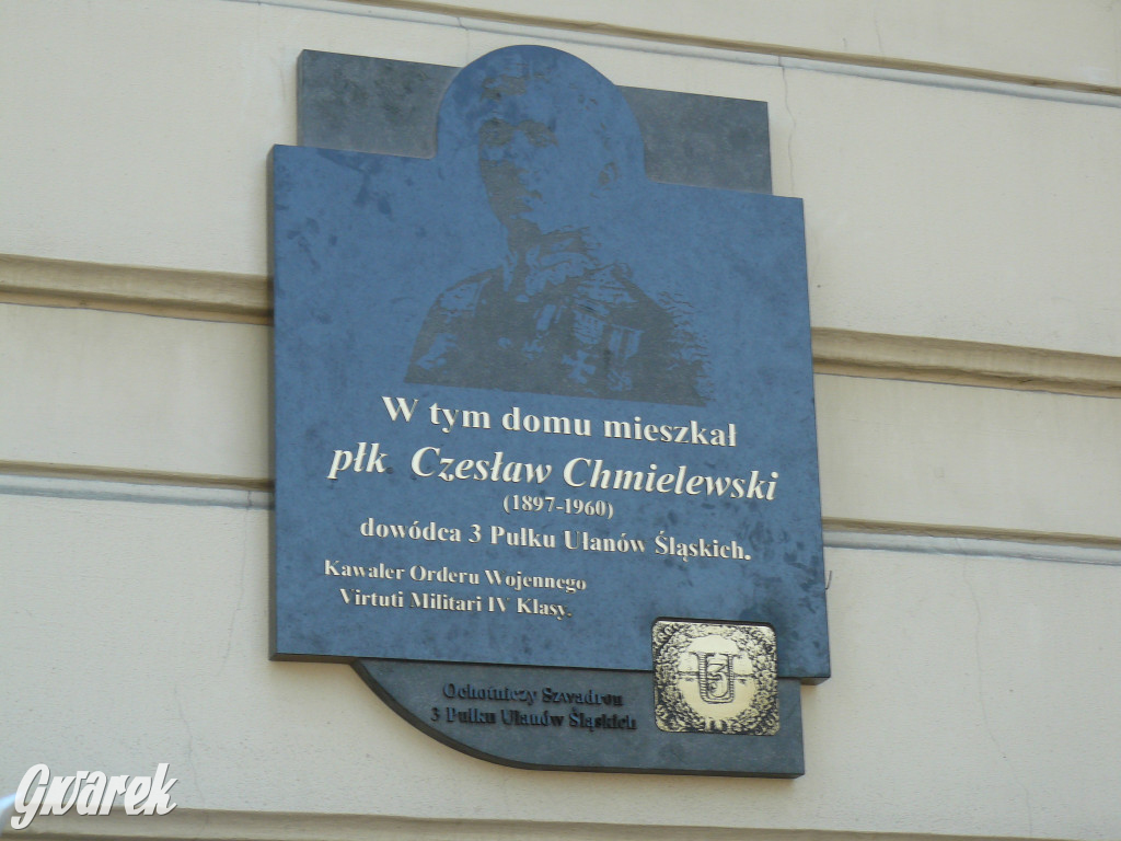 Odsłonięcie tablicy poświęconej dowódcy pułku