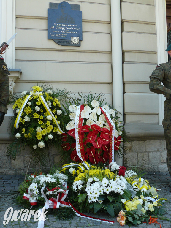 Odsłonięcie tablicy poświęconej dowódcy pułku