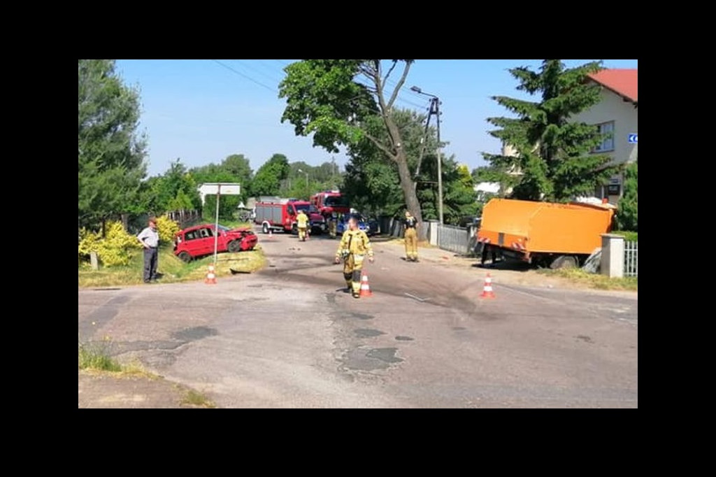 Wypadek w Ożarowicach
