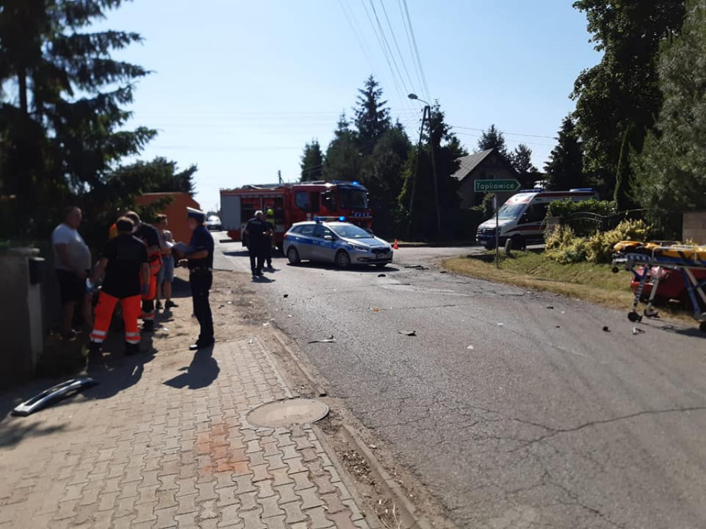 Wypadek w Ożarowicach