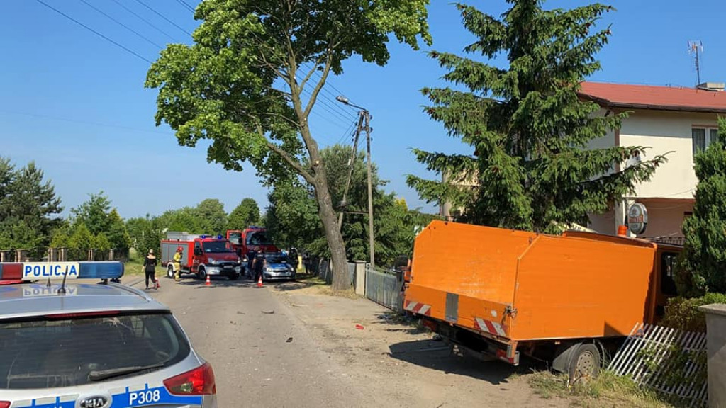 Wypadek w Ożarowicach