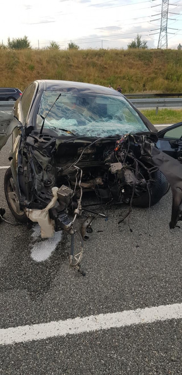 Śmiertelny wypadek na A1. Kierowca zginął na miejscu