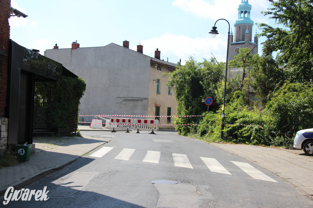 Zapadlisko w centrum Tarnowskich Gór