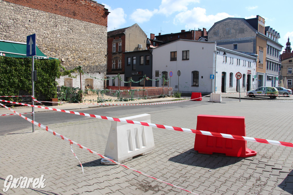 Zapadlisko w centrum Tarnowskich Gór