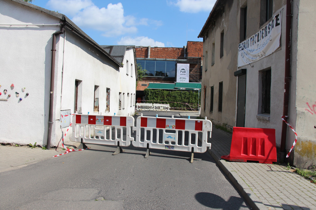 Zapadlisko w centrum Tarnowskich Gór