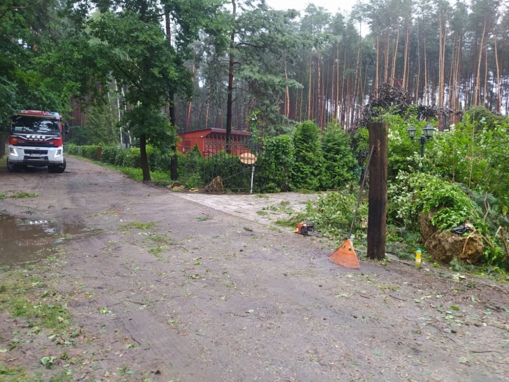 Burza i silny wiatr. Nawałnice nad regionem