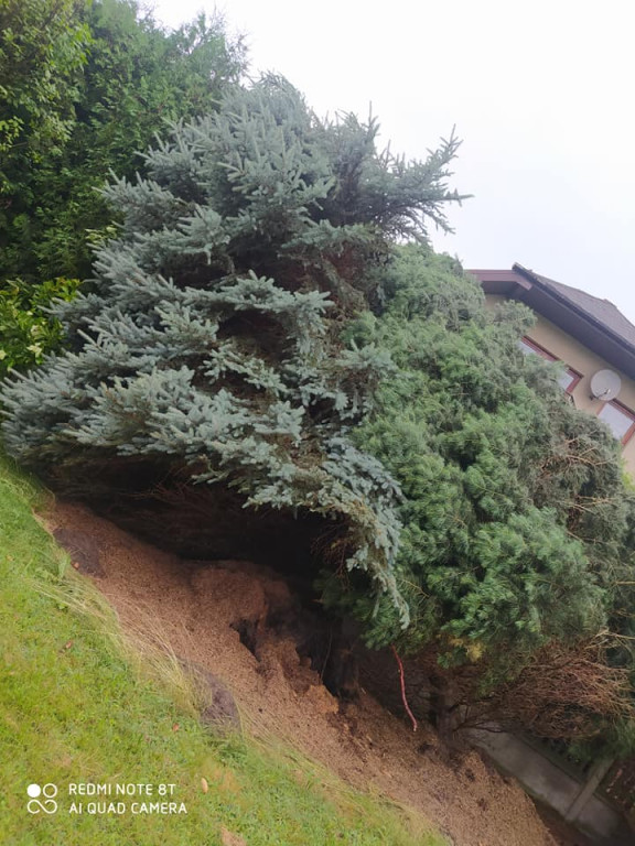 Burza i silny wiatr. Nawałnice nad regionem