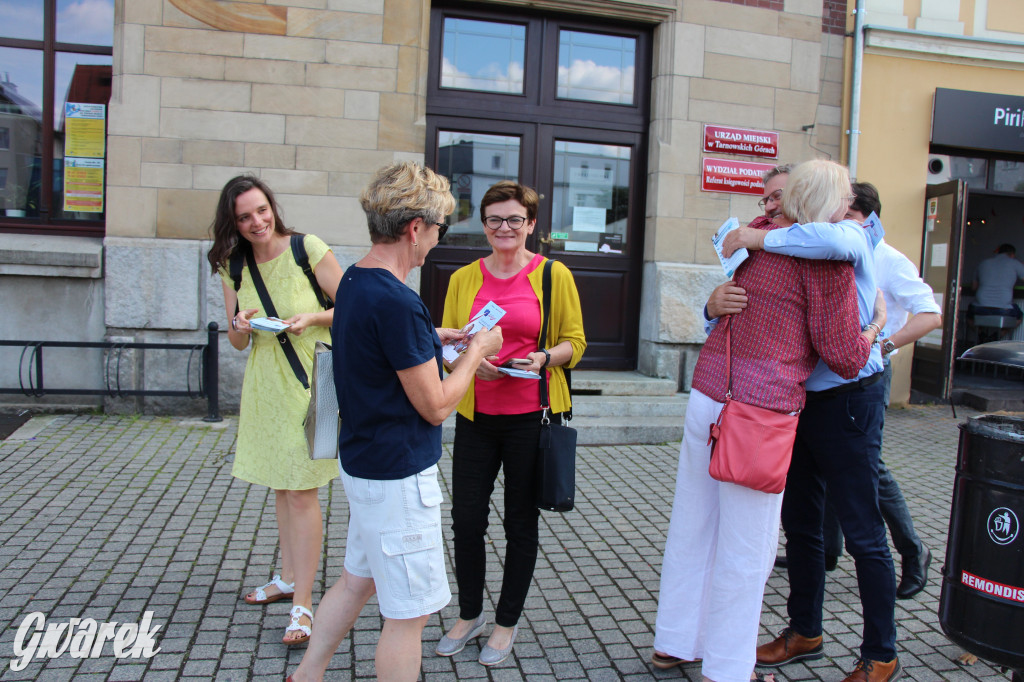 Politycy opozycji w Tarnowskich Górach