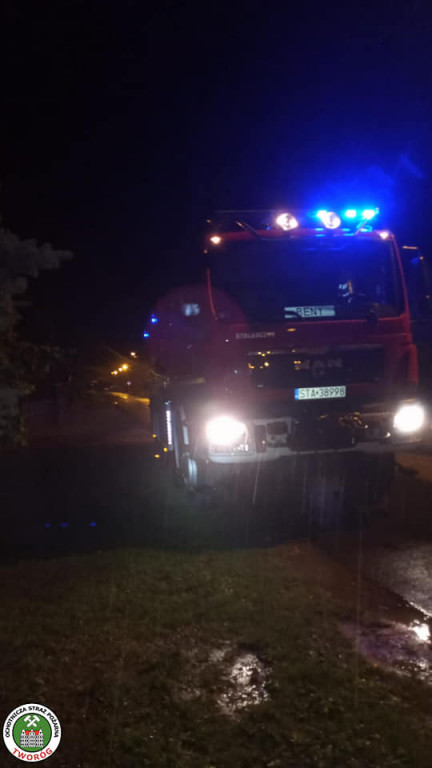 Burzowo: zalane ulice, piwnice, powalone drzewa