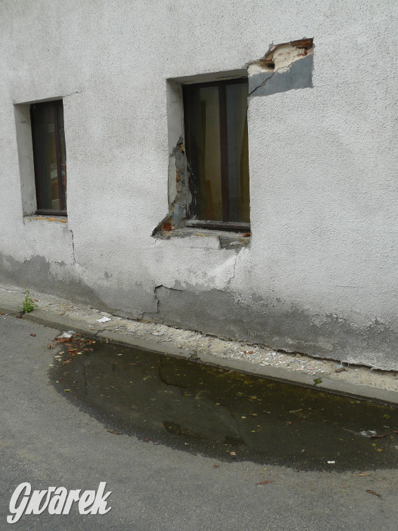 Zapadliska w rejonie ul. Dolnej i T. Królika