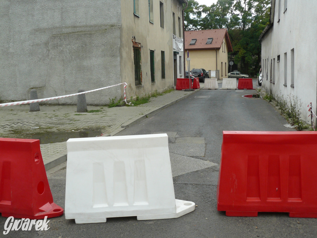 Zapadliska w rejonie ul. Dolnej i T. Królika