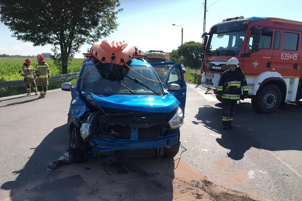 Wypadek na feralnym skrzyżowaniu