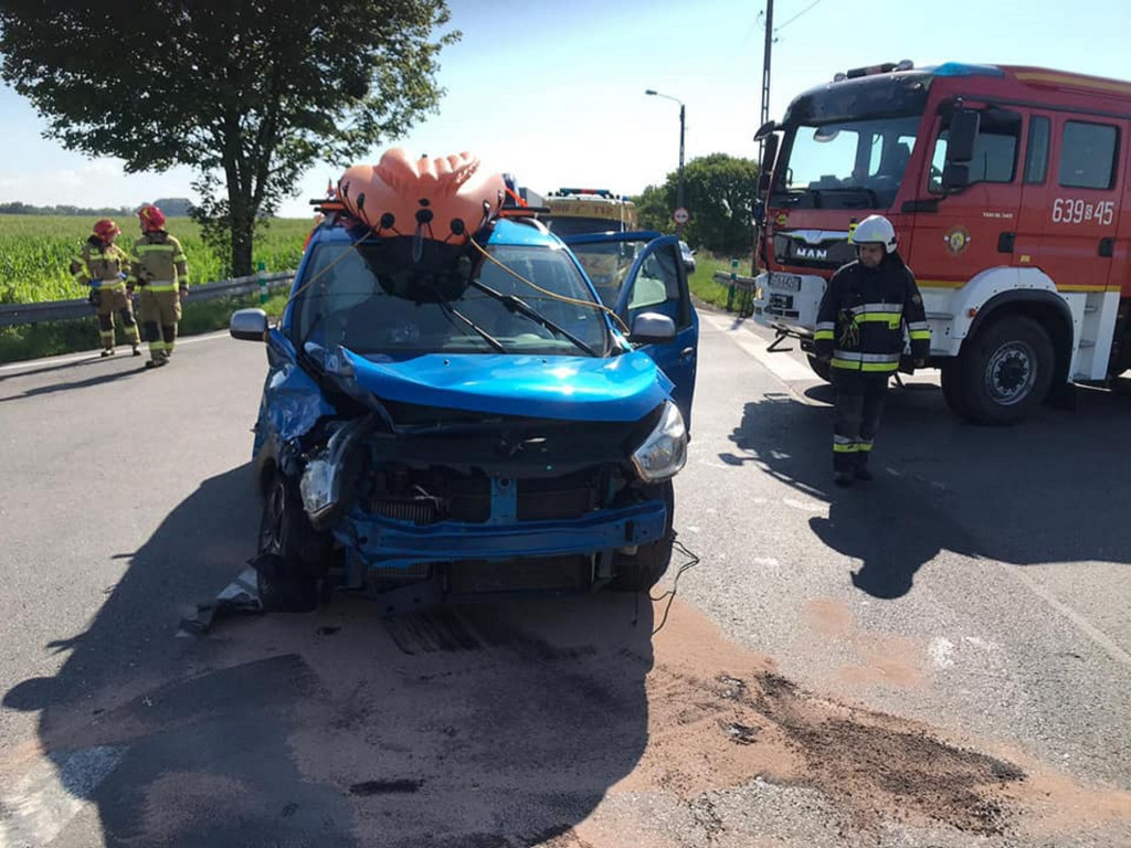 Wypadek na feralnym skrzyżowaniu