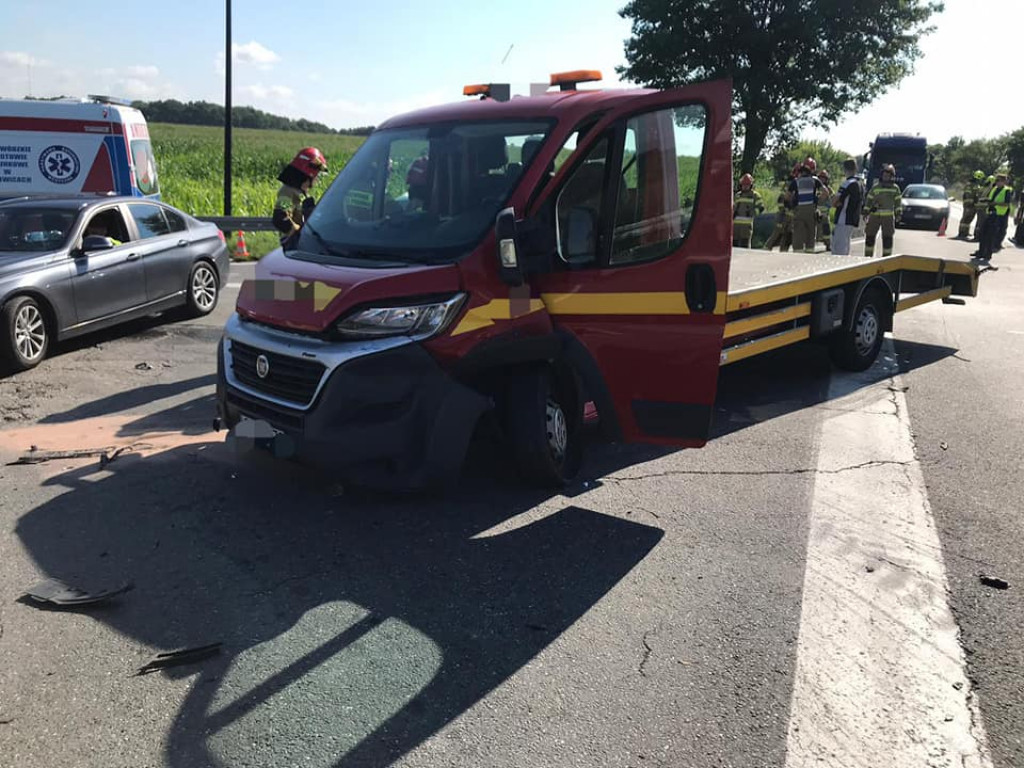 Wypadek na feralnym skrzyżowaniu