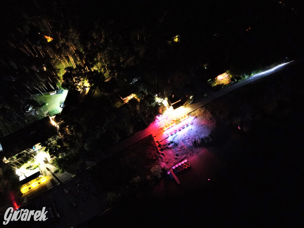 Zalew Nakło-Chechło w letni wieczór