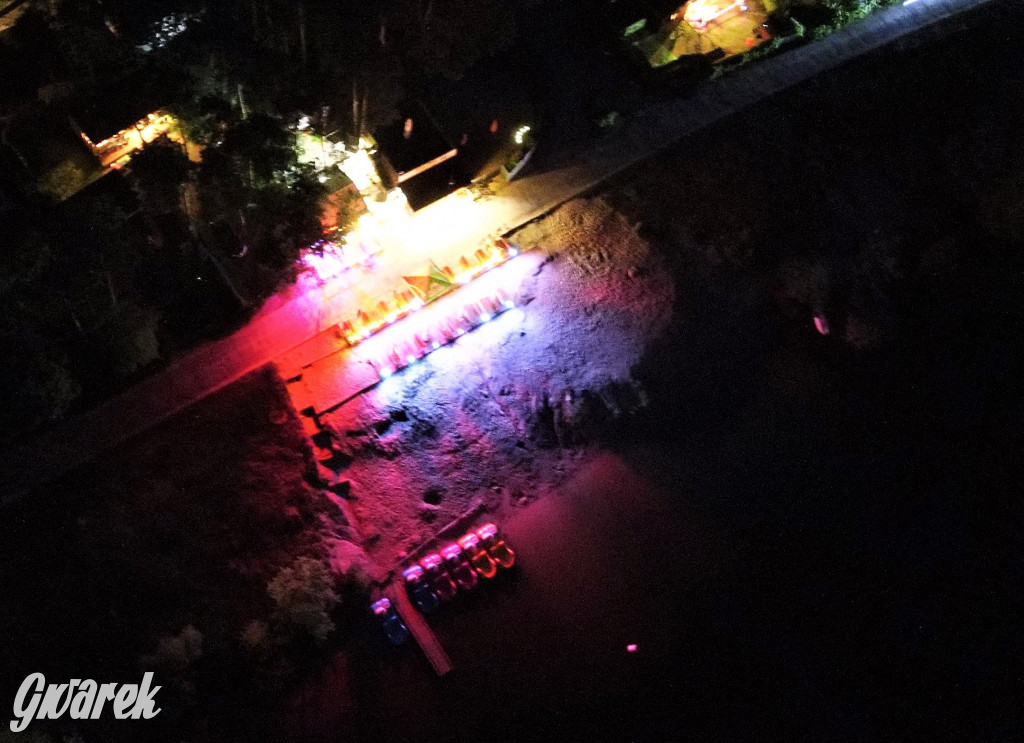 Zalew Nakło-Chechło w letni wieczór