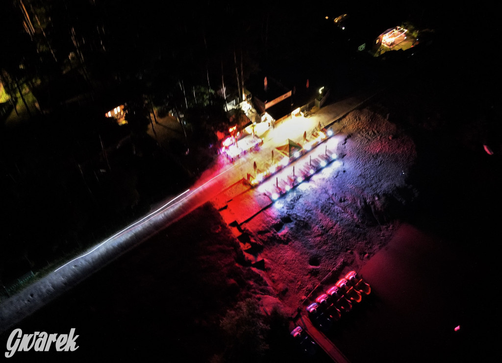 Zalew Nakło-Chechło w letni wieczór