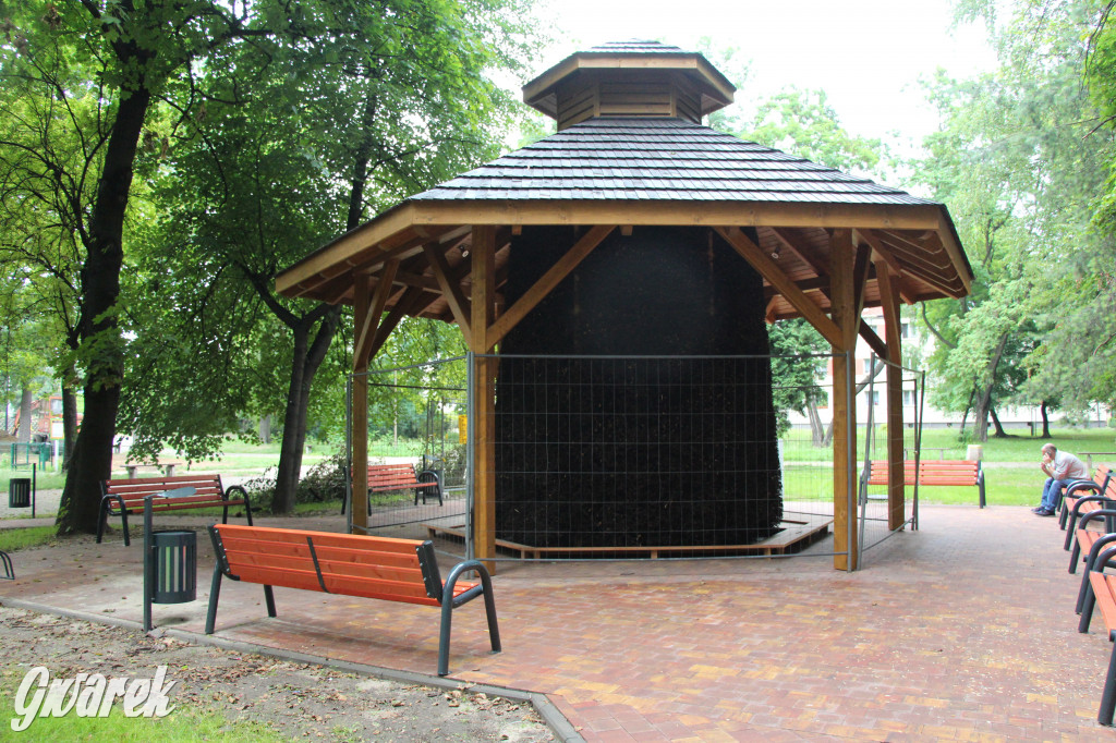 Tężnia solankowa prawie gotowa