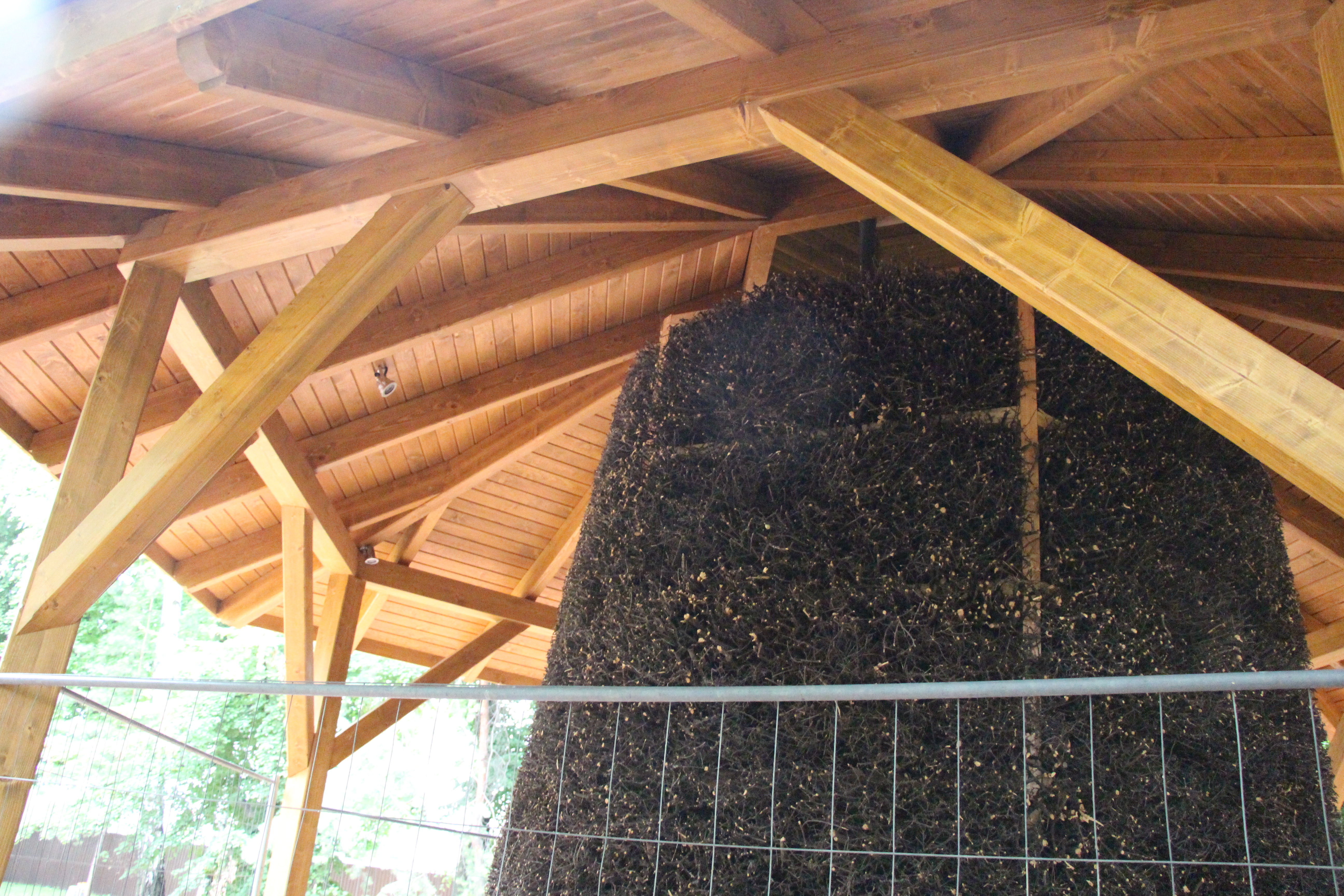 Tężnia solankowa prawie gotowa