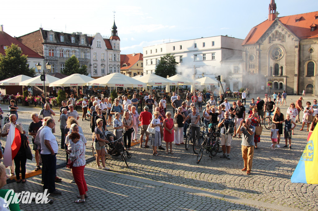Tarnowskie Góry. Protest w obronie wolnych mediów