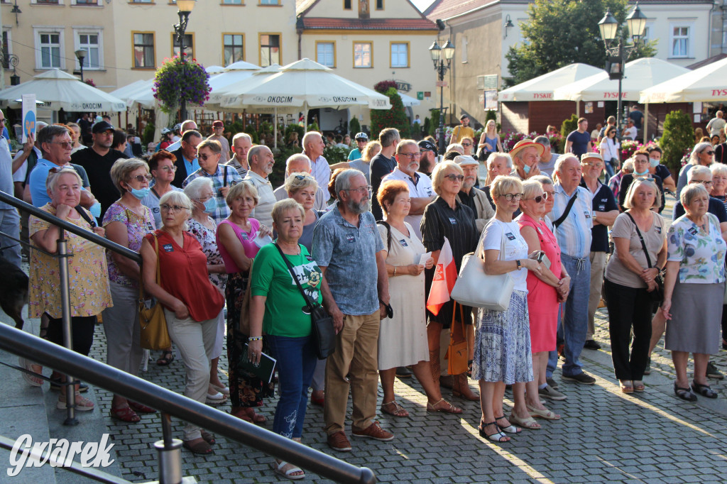 Tarnowskie Góry. Protest w obronie wolnych mediów