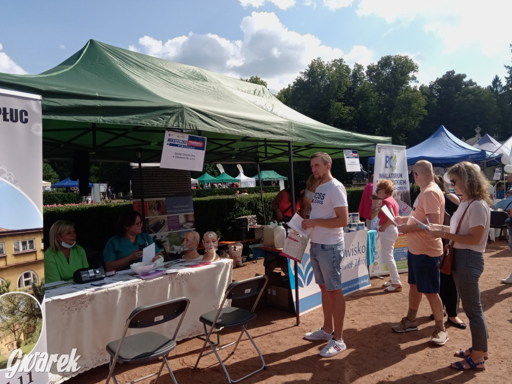MIasteczko zdrowia w świerklanieckim parku