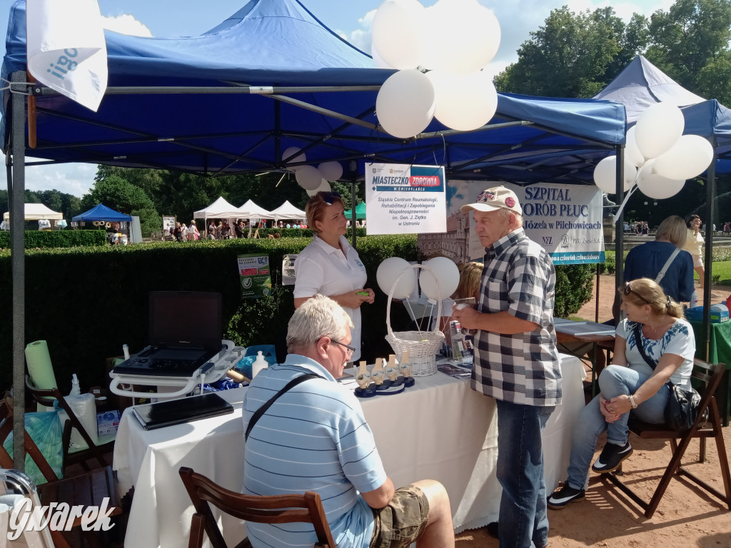 MIasteczko zdrowia w świerklanieckim parku