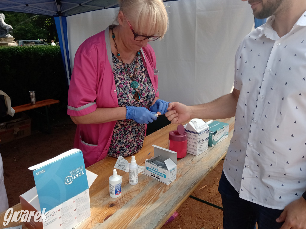 MIasteczko zdrowia w świerklanieckim parku