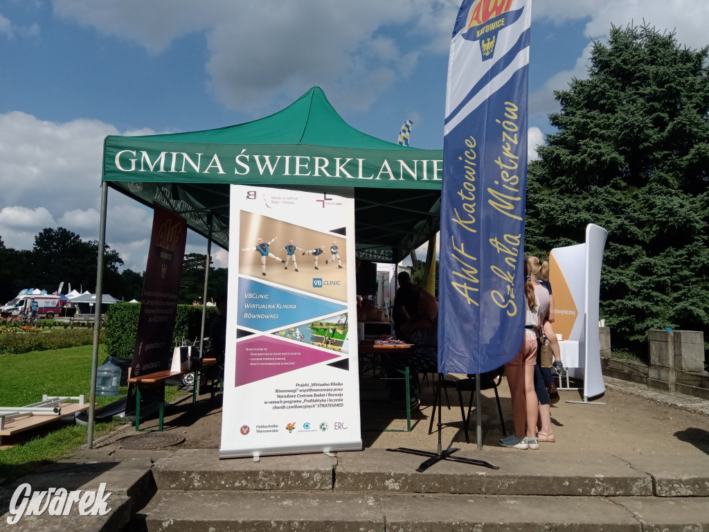 MIasteczko zdrowia w świerklanieckim parku