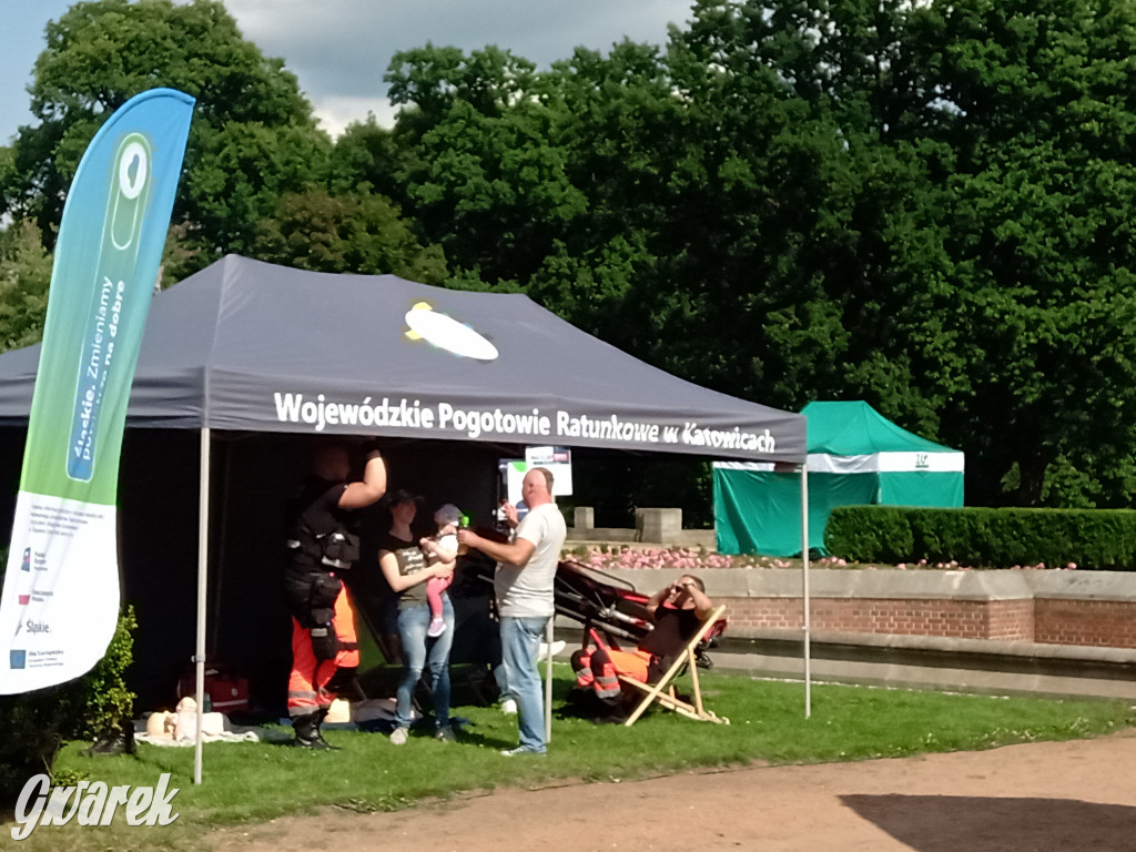 MIasteczko zdrowia w świerklanieckim parku